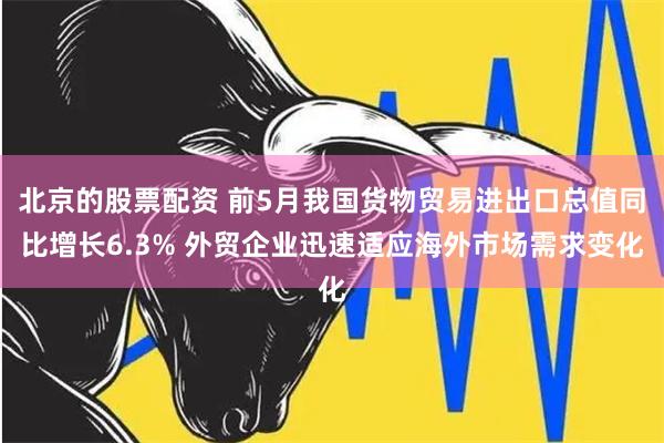 北京的股票配资 前5月我国货物贸易进出口总值同比增长6.3% 外贸企业迅速适应海外市场需求变化